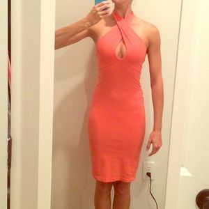 American Apparel multi-way cotton midi dress