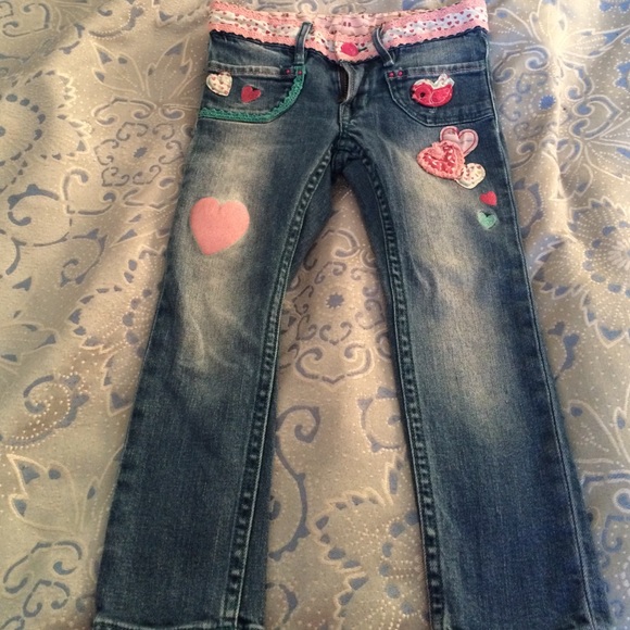 Cute embellished jeans