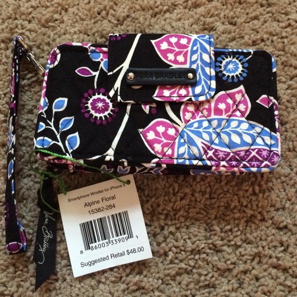 Vera Bradley Alpine Floral Smartphone Wristlet