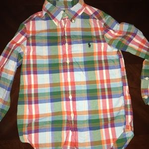 Polo plaid button down