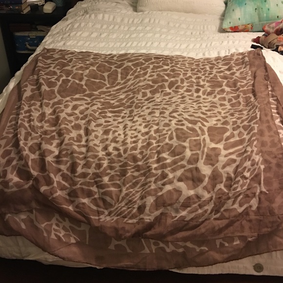 Giraffe print scarf