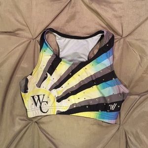 World Cup SUNS cheer bra top by VARSITY