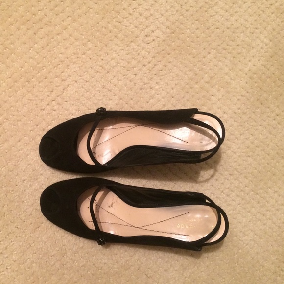 Kate Spade peep toe heels - Picture 2 of 3