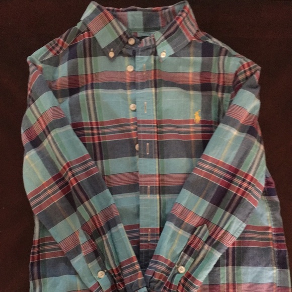 Polo plaid button down