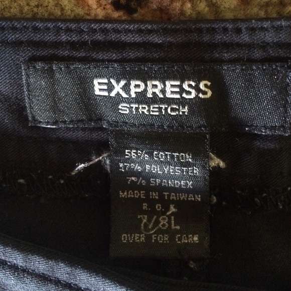 7/8 tall Black express pants - Picture 3 of 4