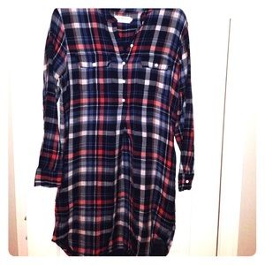 Velvet by Graham & Spencer plaid flannel dress