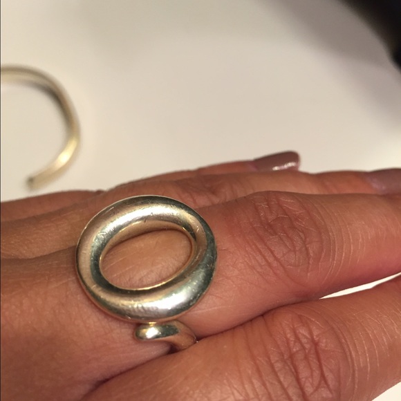 Tiffany and co sterling silver o ring
