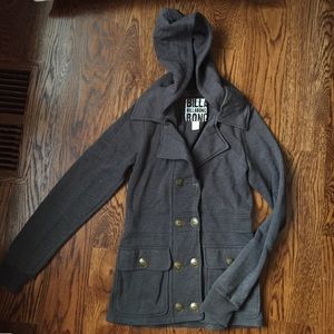 Billabong pea coat hoodie
