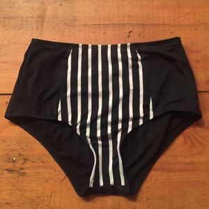 High waisted pac sun la heart bikini bottom