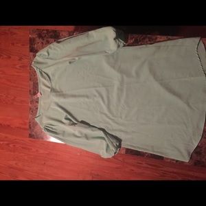 3/4 sleeve mint green dress
