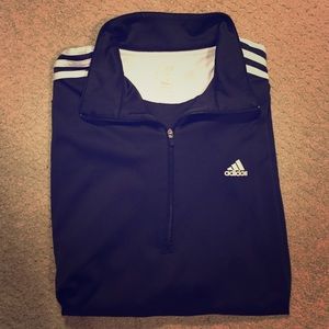 Adidas Black Half Zip