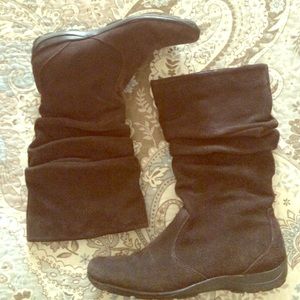 Naturalizer Chocolate Brown Suede Boots