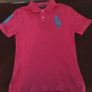 Pink polo