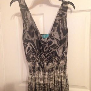 New long dress with build in bra with tag