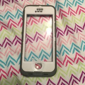 White/clear Lifeproof (nüud) iphone 5/5S