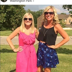 Skater skirt and two crop tops