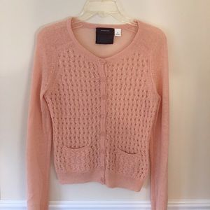 SOLD - Anthropologie Guinevere cardigan in peach
