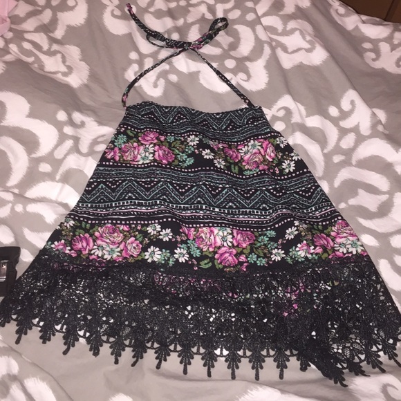 LA Hearts cropped halter
