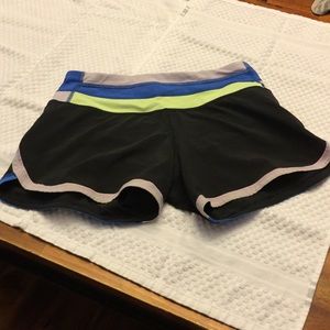 LuluLemon Size 2 Run Time shorts, 4-Way stretch.