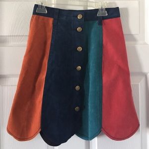 REDUCED‼️NEVER WORN✨MINKPINK Button Up Suede Skirt