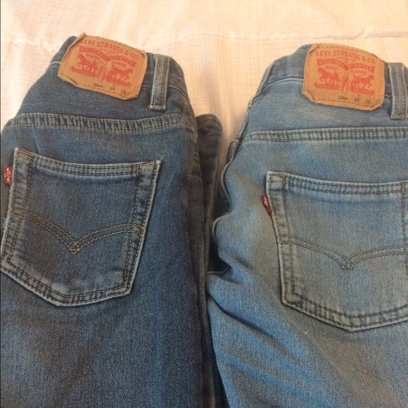 Boys size 10 Levis 511 knit jeans.  2 pair - Picture 2 of 3