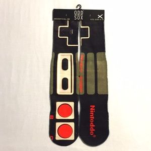 Nintendo Controller Gamer Graphic Print Socks