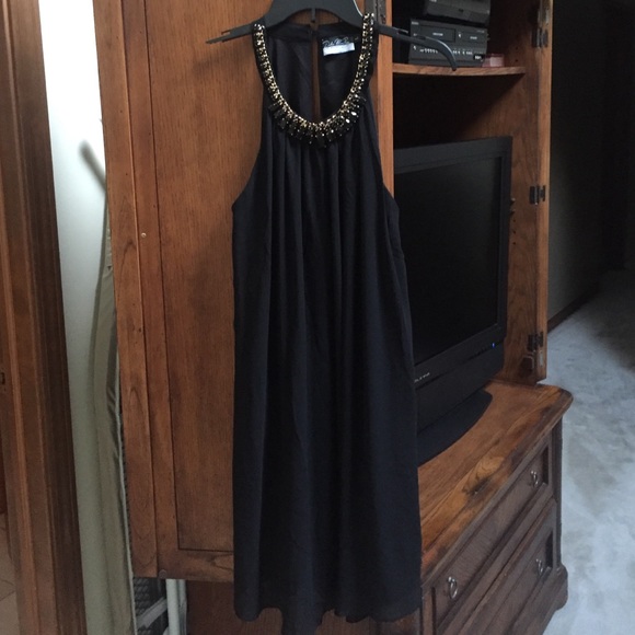 Stunning crepe halter dress. Dalia MacPhee