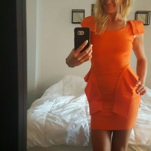 Summer Chic Orange Dress
