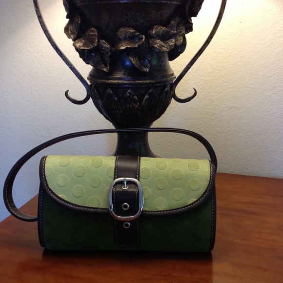 Gorgeous Custom Leather & Suede Purse - Picture 1 of 3