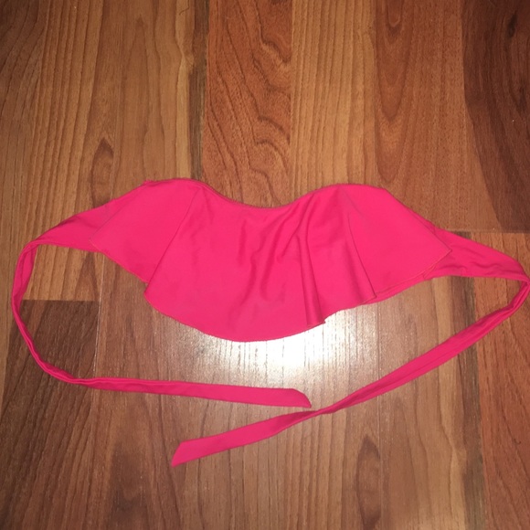 HOT PINK SWIM TOP - Picture 1 of 3