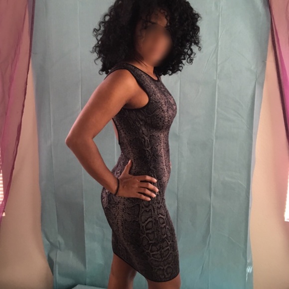 NWOT MARCIANO Animal Print Body Con Dress