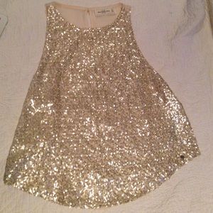 NBW Abercrombie & Fitch sequin tank top