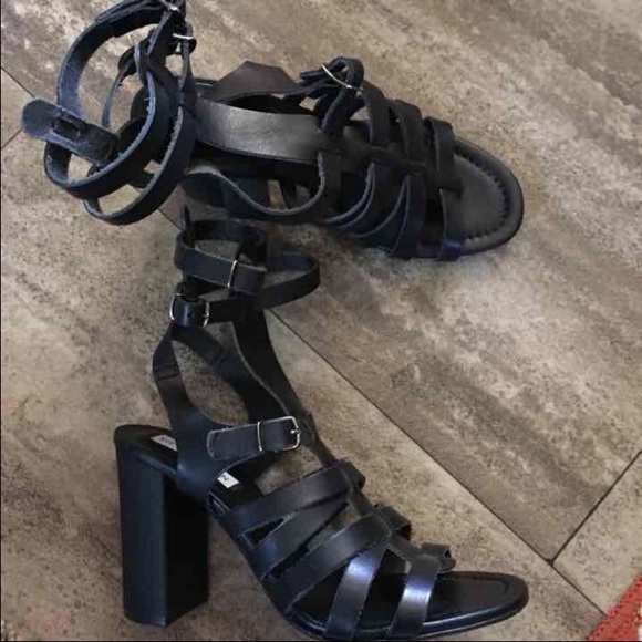 Steve Madden Oceane Heeled Gladiator Sandals 8 - Picture 2 of 3