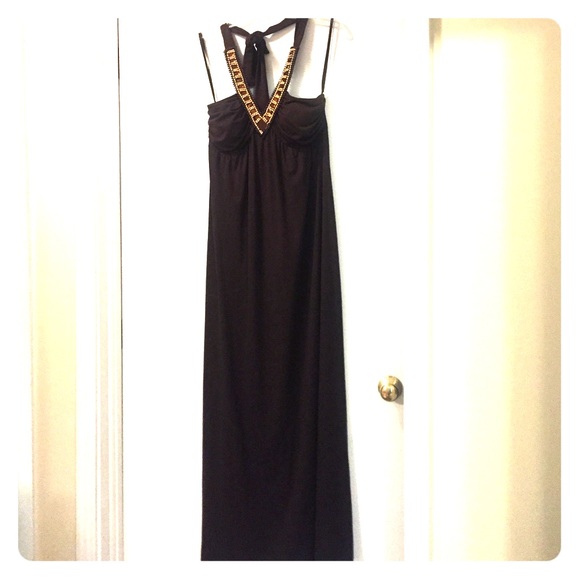 V-neck Maxi Dress