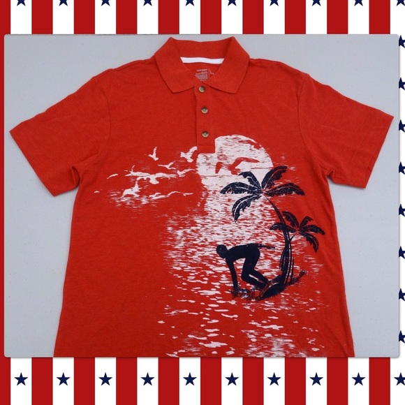 Old Navy Boys Polo Shirt. Size L.