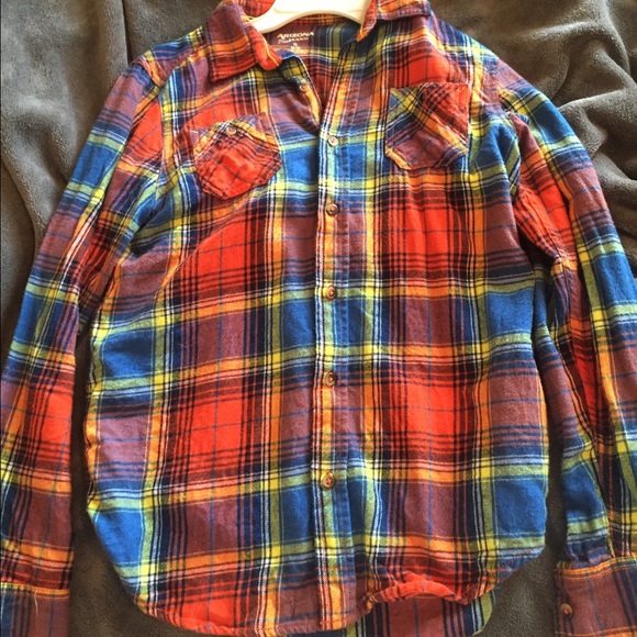 Boys Long sleeve flannel shirt