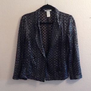 Alberto Makali Foil Lace Jacket