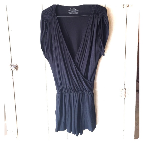 Soma Intimates Black Plunging Romper