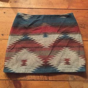 American eagle tribal mini skirt. **new with tags