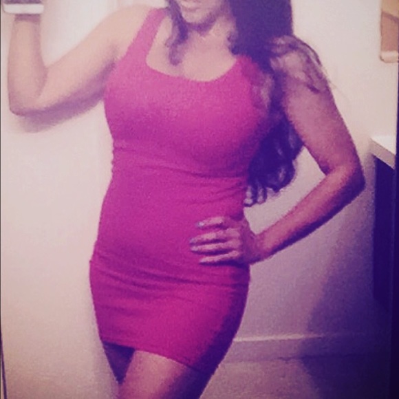 Sexy sporty pink dress