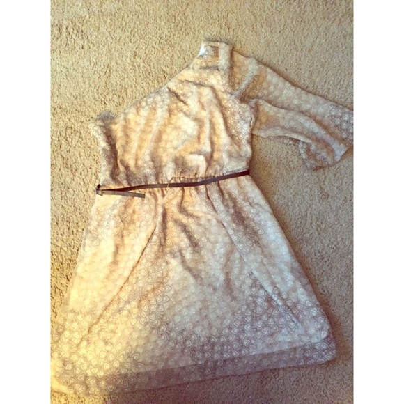 Guess one shouldered dress with belt