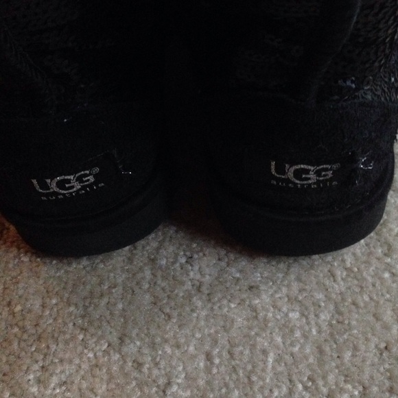 Black Sequin Uggs