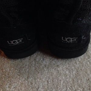 Black Sequin Uggs