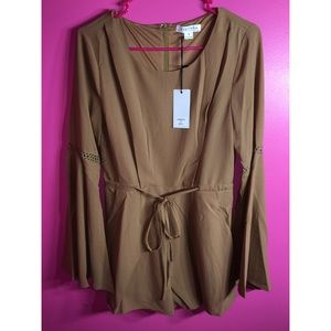 Tie Pocketed Romper💋