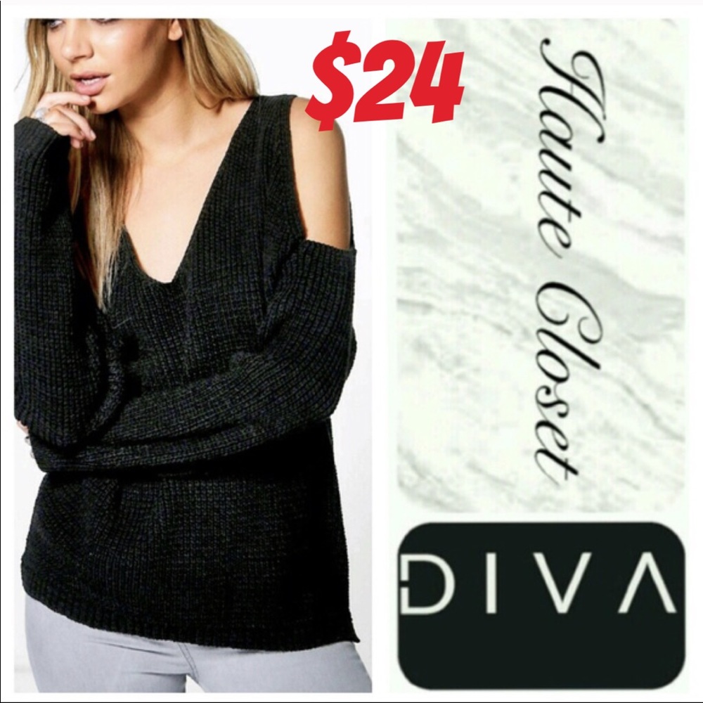 Cold Shoulder Knit - Picture 1 of 4