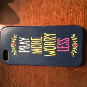Pray more worry less iPhone 5/5c