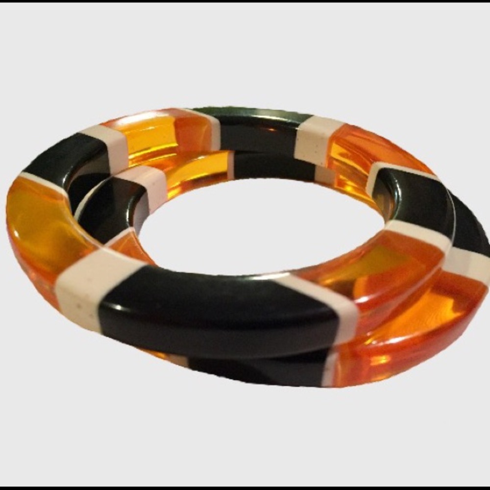 Lanvin Vintage Runway Resin Bangles