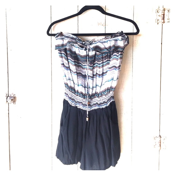Akira Strapless Romper