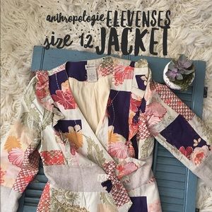 Anthropologie Elevenses Size 12 Blazer Jacket