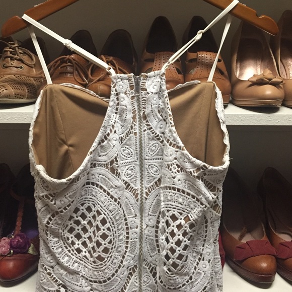 Cream crochet dress - Picture 3 of 3